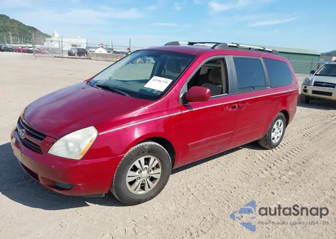 2007 Kia Sedona Lx z USA, uszkodzony, nr VIN KNDMB233776180453
